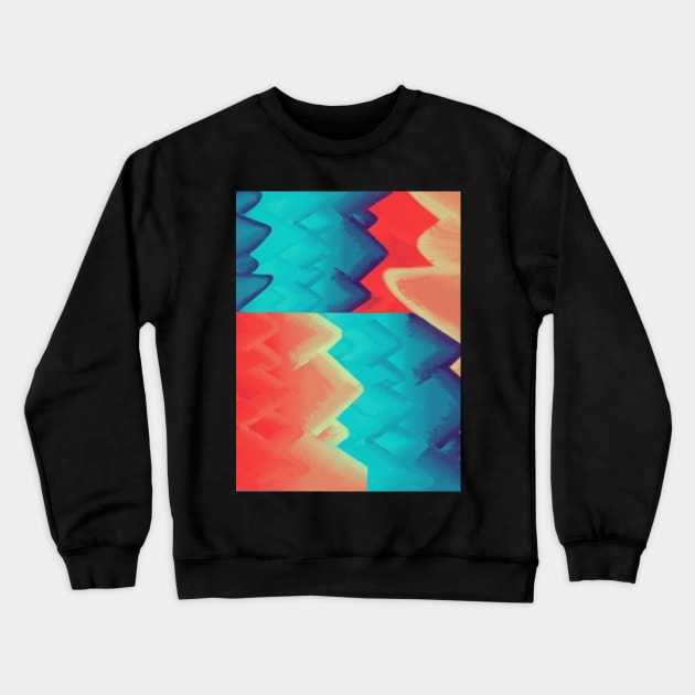 Fire and Ice Crewneck Sweatshirt by Tell me the Tee